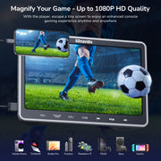 10.1" Dual Car DVD Players for Kids with HDMI Input 2 Headphones Mounting Bracket, Support Same/Different DVD Playing, Last Memory, Region Free, USB SD Card (2 Headrest DVD Players)