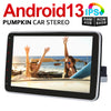 Pumpkin 10.1 Inch Adjustable IPS Touch Screen Android 13 Single Din Car Audio/Stereo with Wireless Carplay (4GB+64GB)