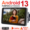 Pumpkin 10.1" Android 13 Head Unit Double Din 1280*720 IPS Touch Screen Car Stereo with Bluetooth Sat Nav (4GB+64GB)